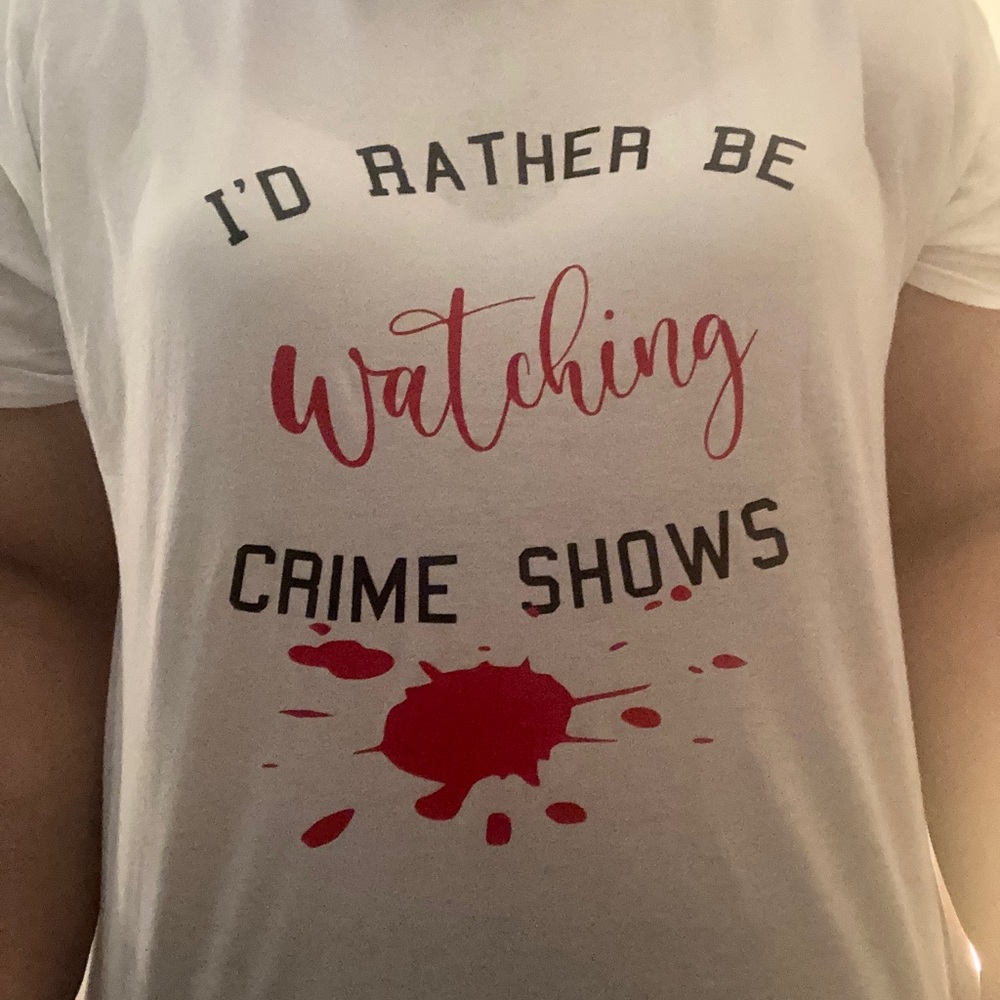 2/$25  Crime Shows tv CSI NCIS fan fun t-shirt